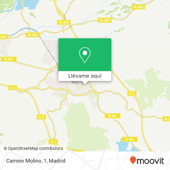 Mapa Camino Molino, 1