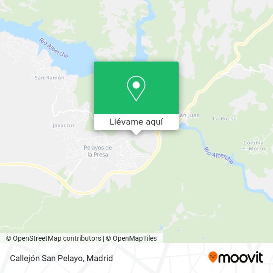 Mapa Callejón San Pelayo