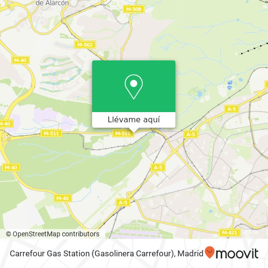 Mapa Carrefour Gas Station (Gasolinera Carrefour)