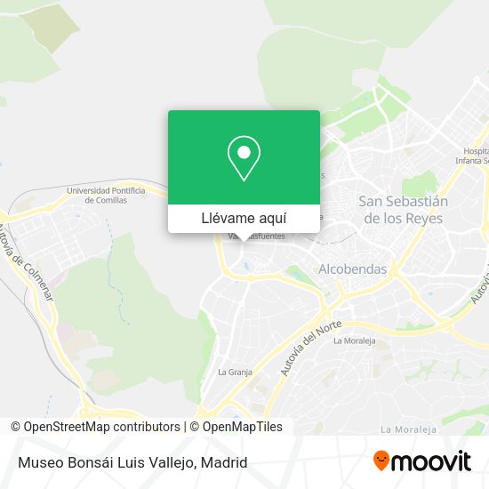 Mapa Museo Bonsái Luis Vallejo