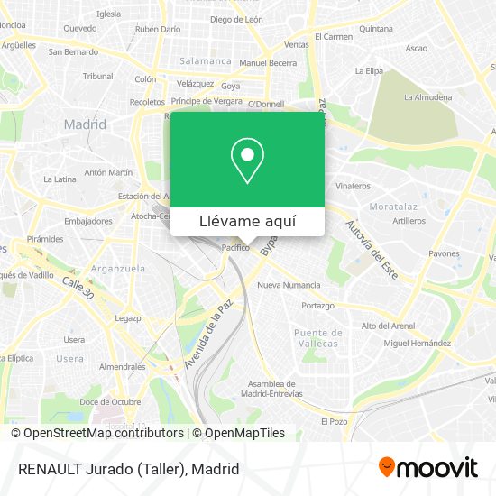 Mapa RENAULT Jurado (Taller)