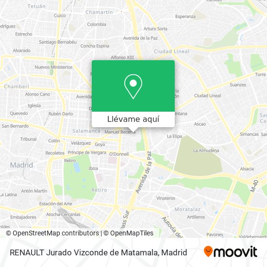 Mapa RENAULT Jurado Vizconde de Matamala
