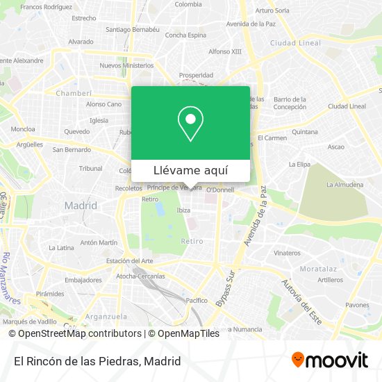 Mapa El Rincón de las Piedras