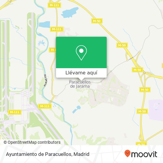 Mapa Ayuntamiento de Paracuellos