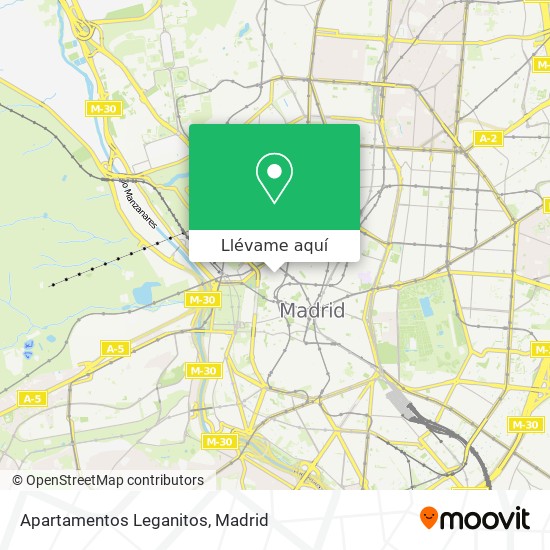 Mapa Apartamentos Leganitos