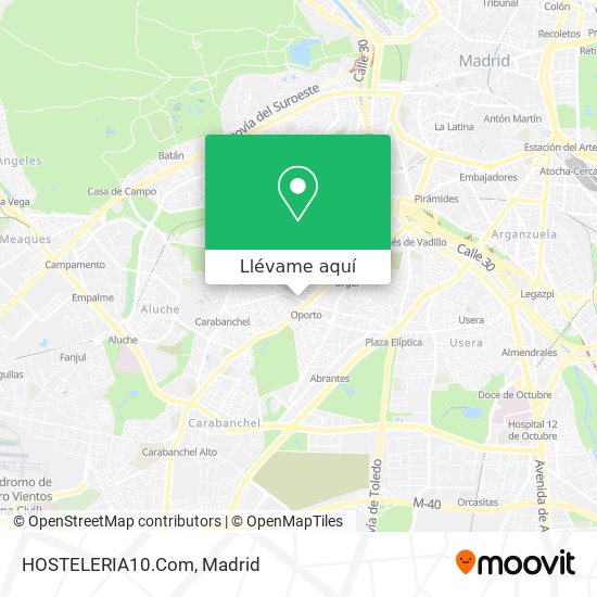 Mapa HOSTELERIA10.Com