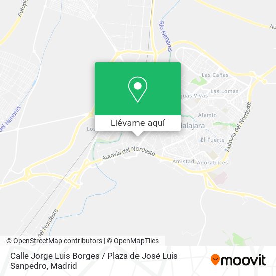 Mapa Calle Jorge Luis Borges / Plaza de José Luis Sanpedro