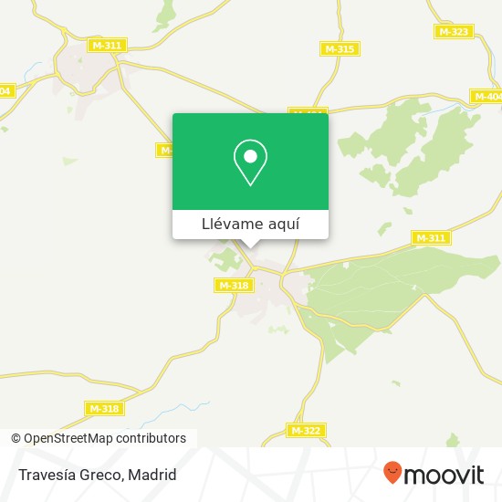 Mapa Travesía Greco