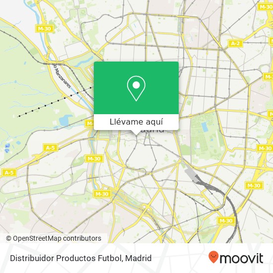 Mapa Distribuidor Productos Futbol