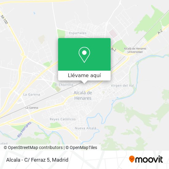 Mapa Alcala - C/ Ferraz 5