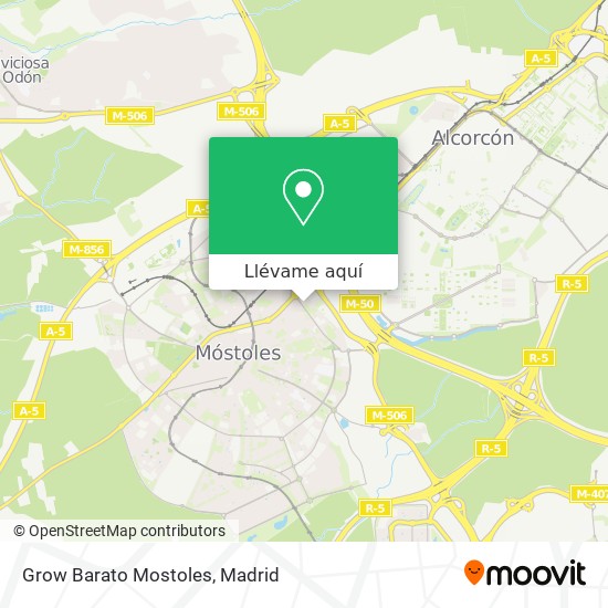 Mapa Grow Barato Mostoles