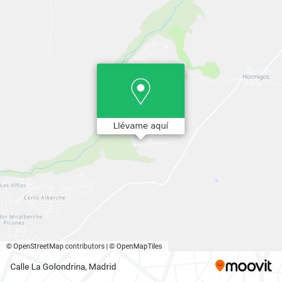Mapa Calle La Golondrina