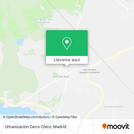 Mapa Urbanización Cerro Chico