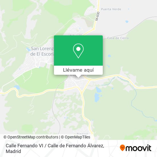 Mapa Calle Fernando VI / Calle de Fernando Álvarez
