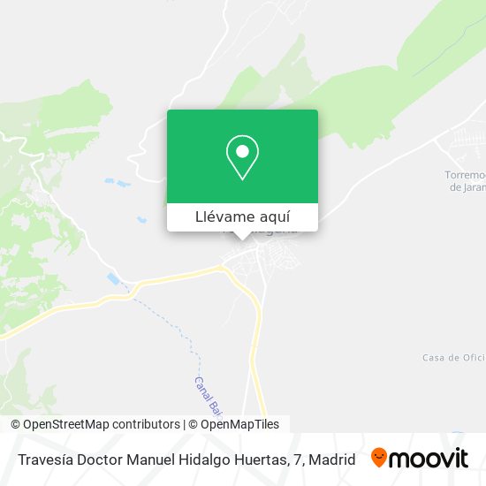 Mapa Travesía Doctor Manuel Hidalgo Huertas, 7