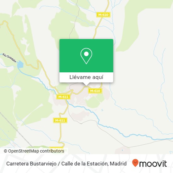 Mapa Carretera Bustarviejo / Calle de la Estación