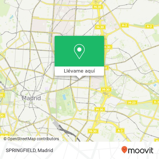 Mapa SPRINGFIELD