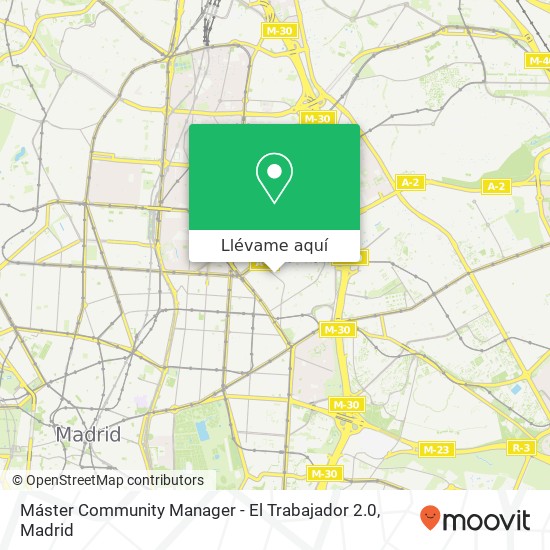 Mapa Máster Community Manager - El Trabajador 2.0