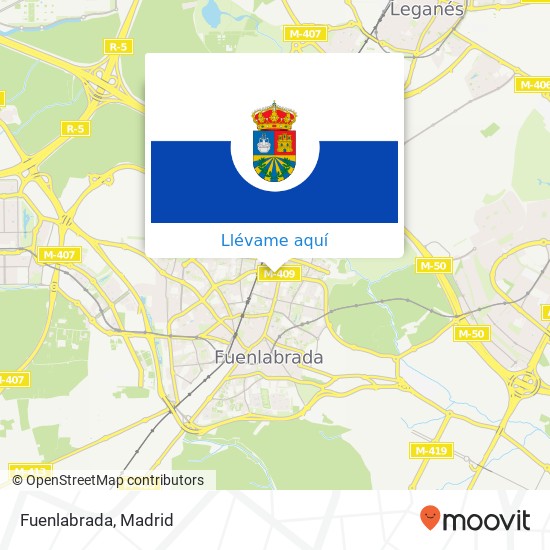 Mapa Fuenlabrada