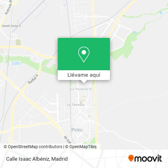 Mapa Calle Isaac Albéniz