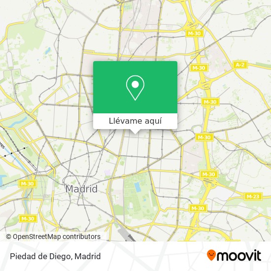 Mapa Piedad de Diego