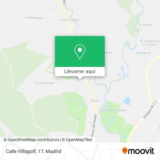 Mapa Calle Villagolf, 17