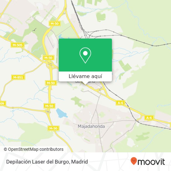 Mapa Depilación Laser del Burgo