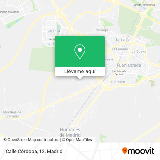 Mapa Calle Córdoba, 12