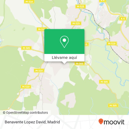 Mapa Benavente Lopez David