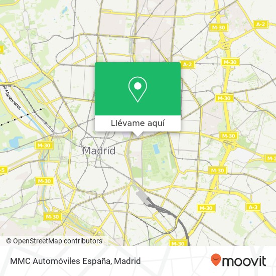 Mapa MMC Automóviles España