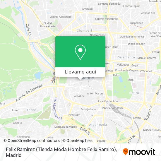 Mapa Felix Ramirez (Tienda Moda Hombre Felix Ramiro)