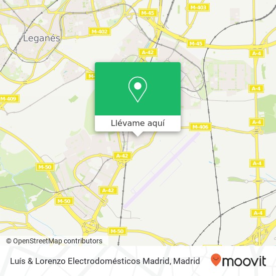 Mapa Luís & Lorenzo Electrodomésticos Madrid