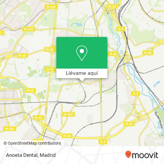 Mapa Anoeta Dental
