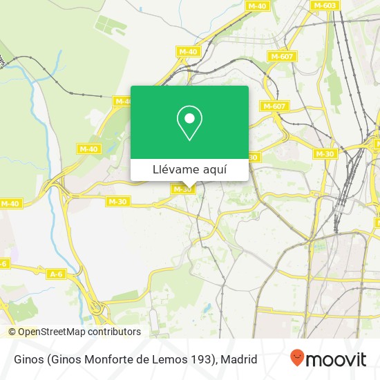 Mapa Ginos (Ginos Monforte de Lemos 193)
