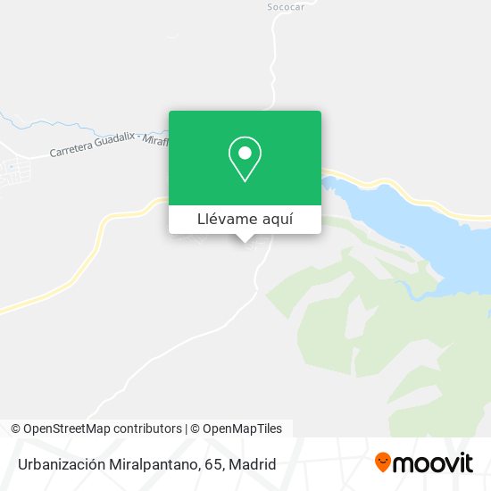 Mapa Urbanización Miralpantano, 65