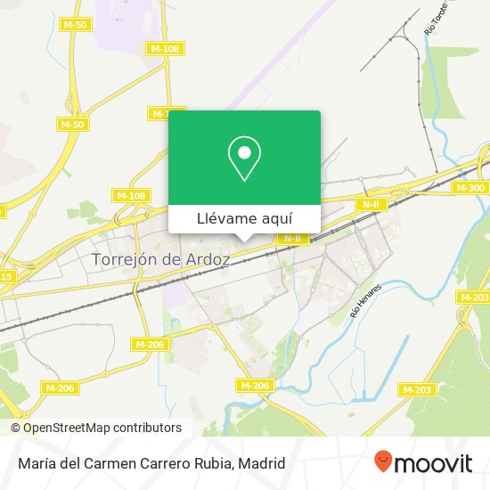 Mapa María del Carmen Carrero Rubia