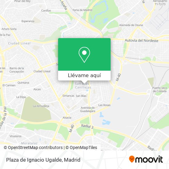 Mapa Plaza de Ignacio Ugalde