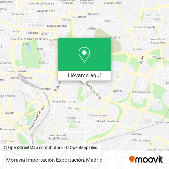 Mapa Moravia Importación Exportación