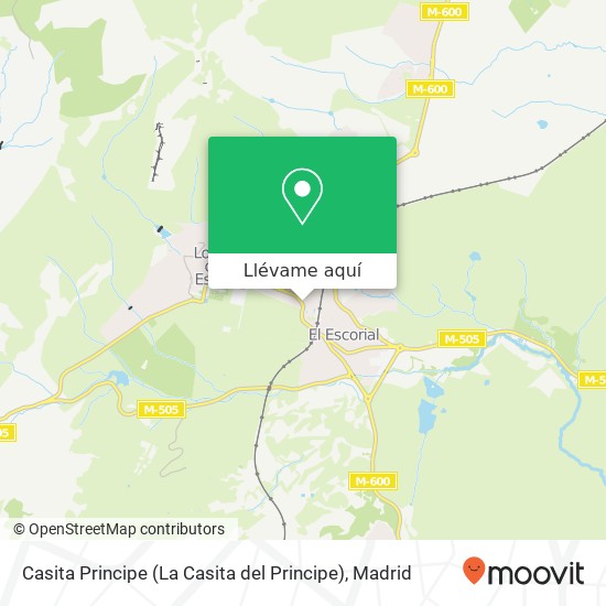 Mapa Casita Principe (La Casita del Principe)