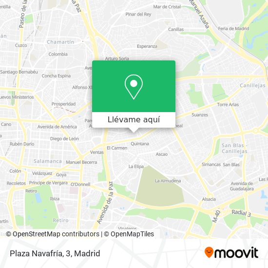 Mapa Plaza Navafría, 3