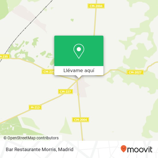 Mapa Bar Restaurante Morris