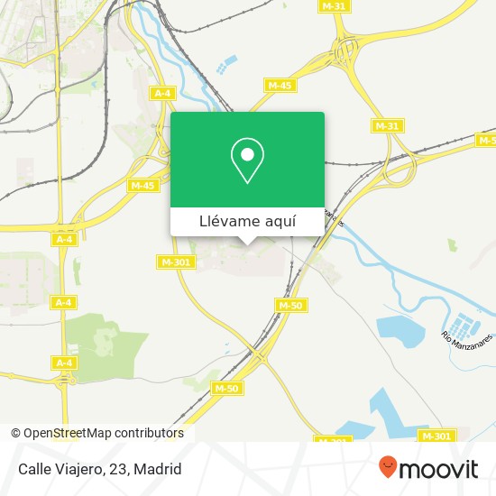 Mapa Calle Viajero, 23
