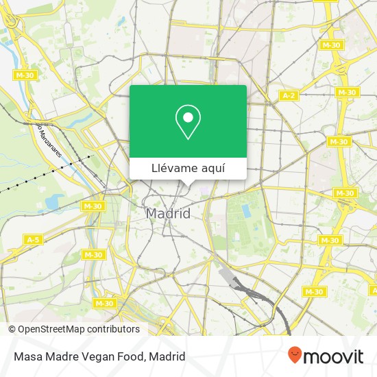 Mapa Masa Madre Vegan Food