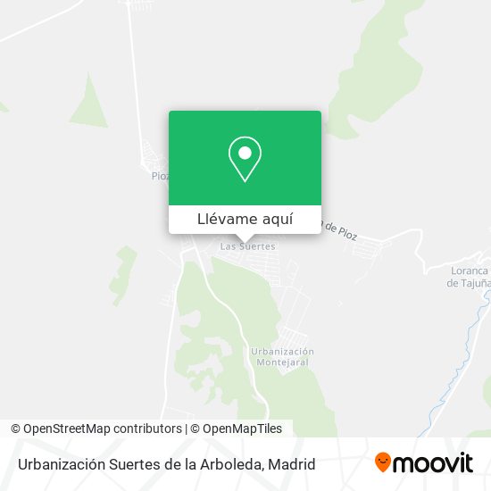 Mapa Urbanización Suertes de la Arboleda