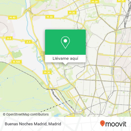 Mapa Buenas Noches Madrid