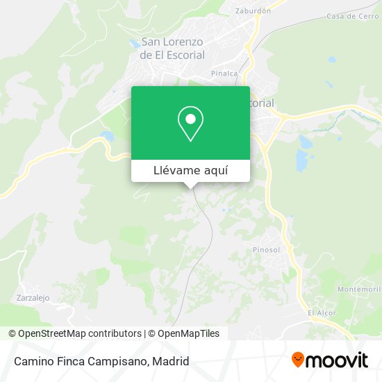 Mapa Camino Finca Campisano