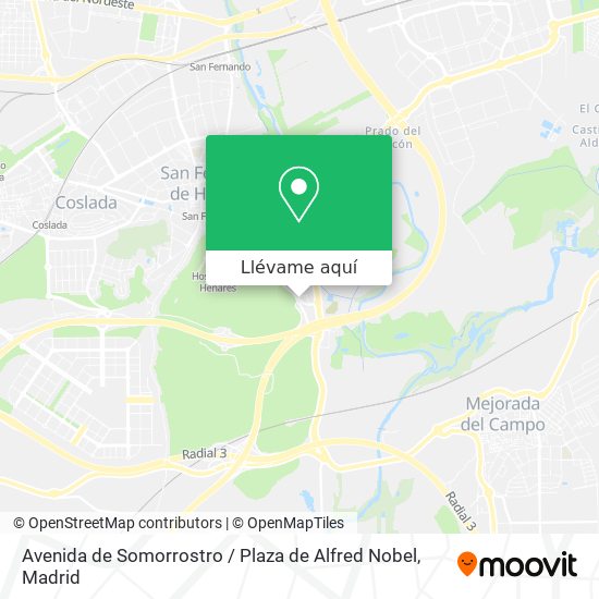 Mapa Avenida de Somorrostro / Plaza de Alfred Nobel