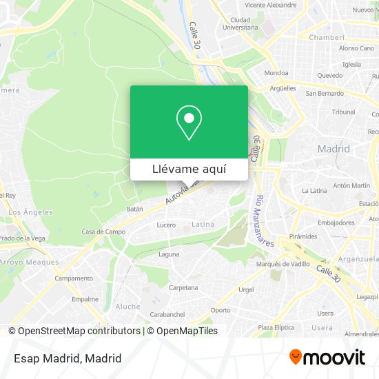 Mapa Esap Madrid