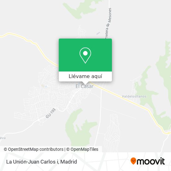 Mapa La Unión-Juan Carlos i