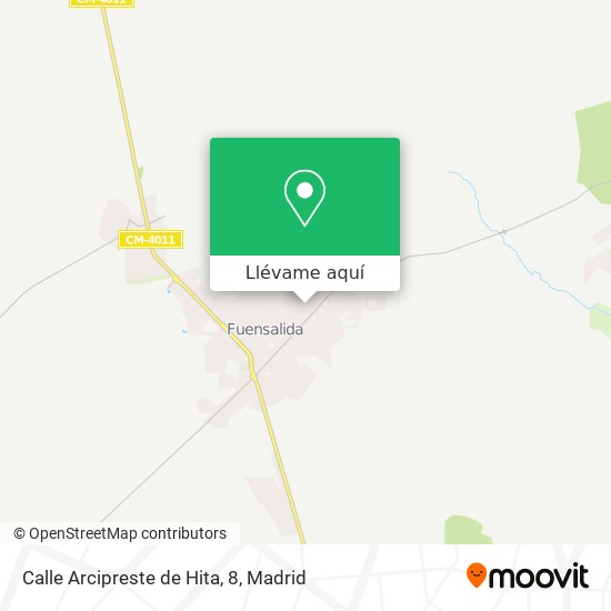 Mapa Calle Arcipreste de Hita, 8